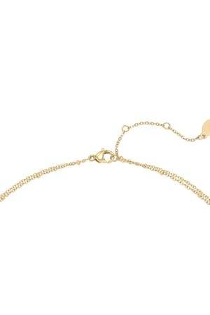 Necklace Inner Strength Green Stainless Steel h5 Picture5